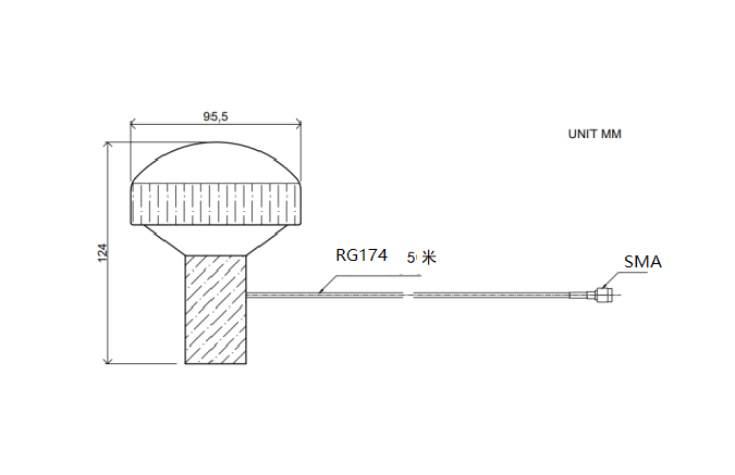 天线尺寸结构图